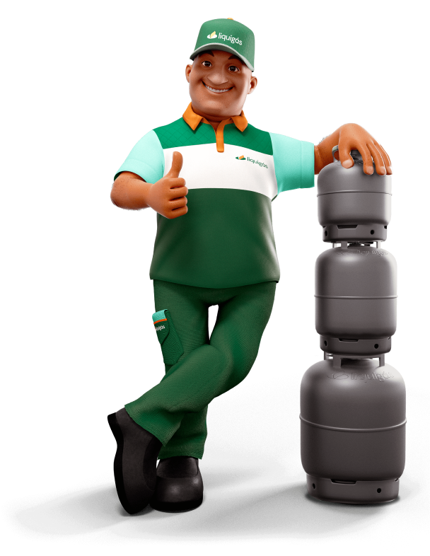 Foto do mascote da Liquigás | Ville Gás | Santo André | ABC