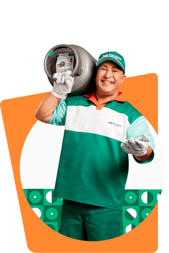 Foto do Entregador de Gás | Garoto propagando | Ville Gás | Santo André | ABC